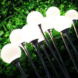 Street Park Garden Decorative 12V Led Fiber Optic Reed Flower Light for Landscape Flower Light Decorative Lights (Pack of 10 With Driver)