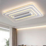 Modern High-CRI White LED Lamp Hot-Selling Off-Grid Remote Control Ceiling Fan with DC Bladeless Bedrooms 220V Iron Motor with Bluetooth Speaker