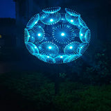 LED RGB dandelion lamp outdoor waterproof IP65 optical fiber lamp garden decorative lamp