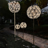 LED Warm White dandelion lamp outdoor waterproof IP65 optical fiber lamp garden decorative lamp
