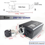 Shooting Star Ceiling Light Kit, 16W RGBW APP + Remote Control Fibre Optic Light, with 450+100 pcs (550 pieces) 0.75 mm 3M Fibers + 28-Key RF Remote Control, for Decoration in Ceiling-Optic Fiber Light Kit-Lighting Hub-Lighting Hub