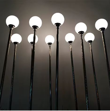 Street Park Garden Decorative 12V Led Fiber Optic Reed Flower Light for Landscape Flower Light Decorative Lights (Pack of 10 With Driver)-Garden Light-Lighting Hub-Lighting Hub