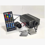 18W Twinkle + Shooting/12ports RGBW APP+ Remote Control Optical Fiber Light Engine For Car & home