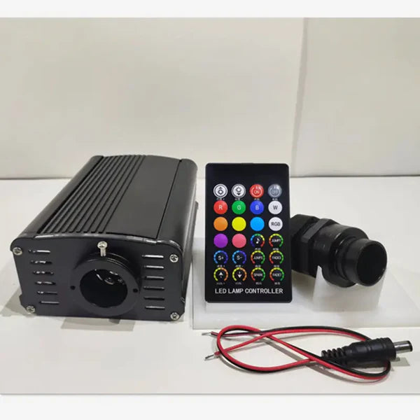 18W Twinkle + Shooting/12ports RGBW APP+ Remote Control Optical Fiber Light Engine For Car & home-light engine-Lighting Hub-Lighting Hub