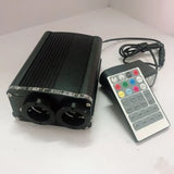 36W Dual Twinkle Effect RGBW+White APP+ Remote Optical Fiber Light Engine