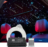 5W White Fiber Optic Shooting Star Headliner Starlight Engine Machine Use For Car & Home (Fiber Not Included)