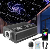Shooting Star Ceiling Light Kit 16W RGBW APP + Remote Control Fibre Optic Light With 450+100 pcs (550 pieces) 0.75 mm 3M Fibers + 28-Key RF Remote Control, for Decoration in Ceiling-Optic Fiber Light Kit-Lighting Hub-Lighting Hub