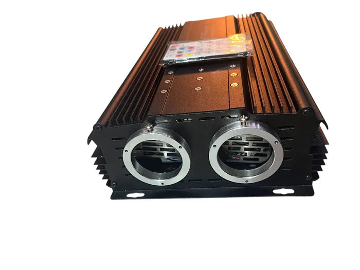 45W × 2 (90W) DMX-512 RGBW Dual-ports Fiber Optic Car Starry Sky Ceiling LED Light Engine Driver Controlled by phone APP and Remote Control-light engine-Lighting Hub-Lighting Hub