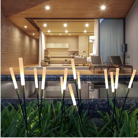 Modern and stylish 12V Acrylic LED Reed Light Outdoor Waterproof Christmas Decoration Stake Light (Pack of 10 with driver)-Garden Light-Lighting Hub-Lighting Hub