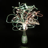 Home Decoration Good Durability Easy Installation Fiber Optic DIY Vase Lamp