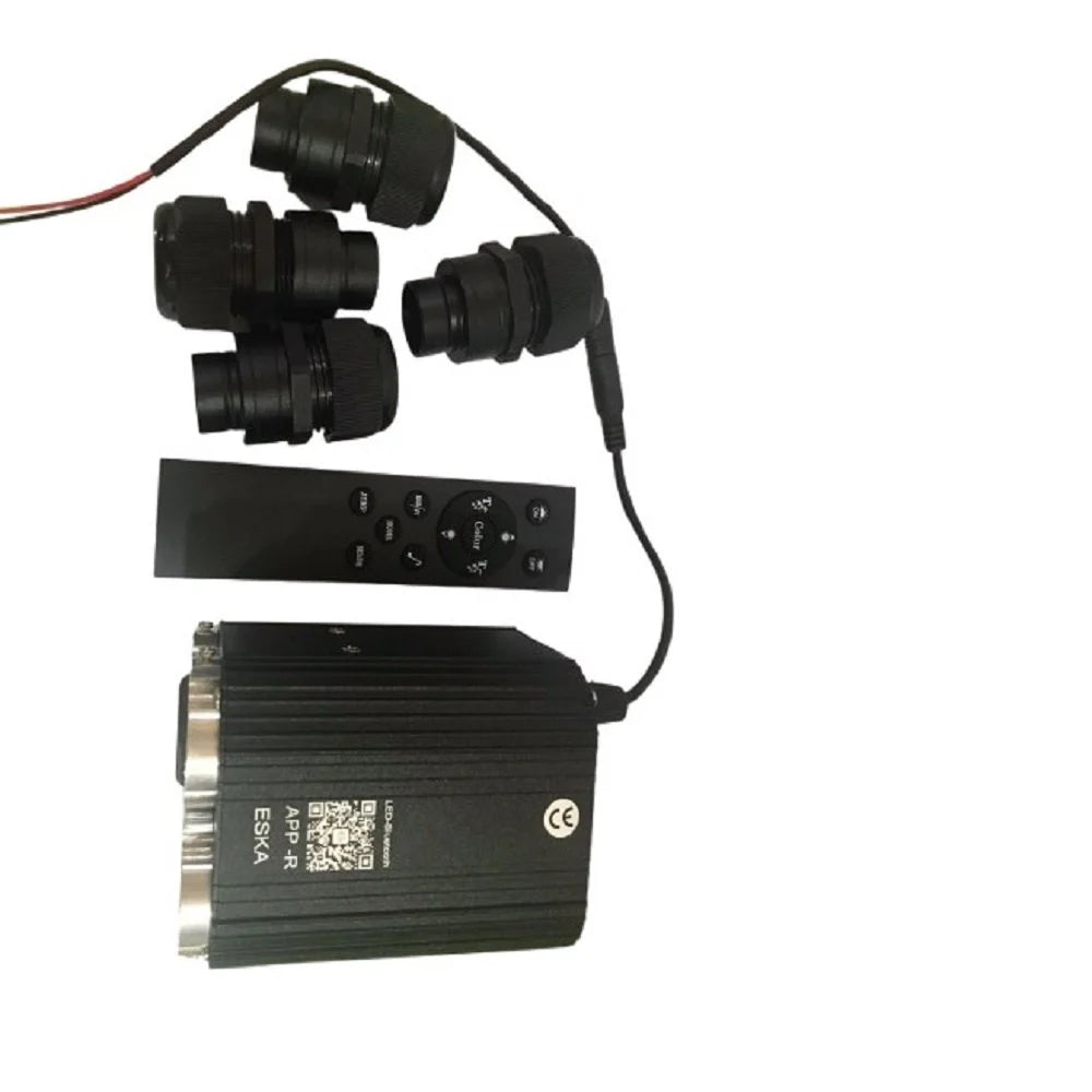 40W 4 Heads Fiber Projector for Home,car,cinema,theater Ceiling Star Twinkle Engine With RF APP Control-light engine-Lighting Hub-Lighting Hub