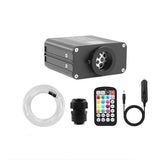 16WApp+ Remote Twinkle Fiber Optic Light Kit 9.8ft/3m 0.5MM-250Pcs, 0.75MM-300Pcs, 1MM-30Pcs, 1.5MM-20Pcs for Car Starlight and Home(600Pcs/3Meter)