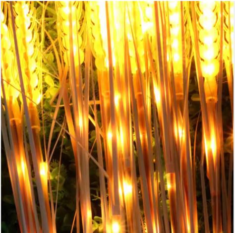 Event Holiday Lighting Wedding Decoration Fabric Led Wheat Reed Spike Led Garden Light (Pack of 10 with Driver)-Garden Light-Lighting Hub-Lighting Hub