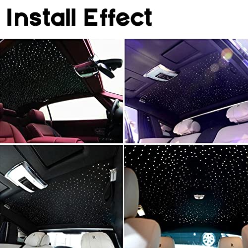 Fiber Optic Light RGB 300pcs Cable Ceiling Car Roof Star Light 2M Remote Control 300pcs App+Remote Control-Optic Fiber Light Kit-Lighting Hub-Lighting Hub