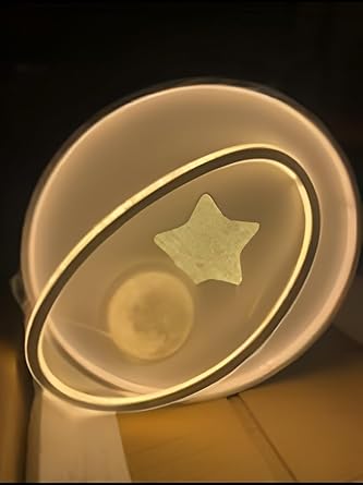 LED Ceiling Light Acrylic Star/Ball Round Indoor Lamp Two-color Iron Base Lamp Surface Mounted for Bedroom Hotel Office-Other Interior Accessories-Lighting Hub-Lighting Hub