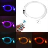 Fiber Optic Light RGB 300pcs Cable Ceiling Car Roof Star Light 2M Remote Control 300pcs App+Remote Control-Optic Fiber Light Kit-Lighting Hub-Lighting Hub