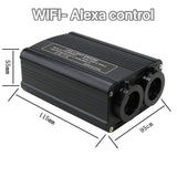 WiFi ALEXA 32W RGBW LED Fiber Optic Lighting App & Voice Control Optical Fiber Source for Alexa
