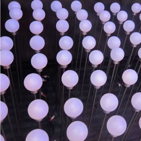 Street Park Garden Decorative 12V Led Fiber Optic Reed Flower Light for Landscape Flower Light Decorative Lights (Pack of 10 With Driver)-Garden Light-Lighting Hub-Lighting Hub