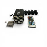 40W RGBW 4 Head Light Source Engine Driver for LED Fiber Optic Star Ceiling Light Home Car Star Shooting Effect Meteor Engine