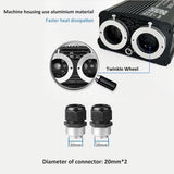32W Light Engine Twinkle/Shooting App+ Remote Fiber Optic Light Kit 16.4ft/5m Length 0.5MM-500pcs, 0.75MM-800Pcs, 1MM-60pcs, 1.5MM- 40pcs for Car Starlight and Home(1400Pcs/5Meter)