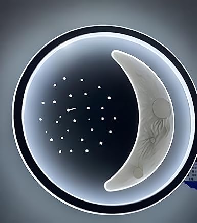 Modern Minimalist Moon and Star Style Ceiling Lamp Home Decorate Surface Mounted Smart Living Room Bedroom Led Acrylic Ceiling Light-Other Interior Accessories-Lighting Hub-Lighting Hub