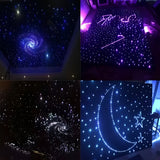 2mm Fiber Optic Cable,PMMA Plastic End Glow Cables For Star Sky Ceiling Led Light kit 0.08in(2mm) 1148ft(350M)/roll