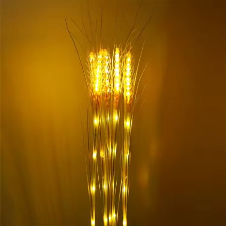 Event Holiday Lighting Wedding Decoration Fabric Led Wheat Reed Spike Led Garden Light (Pack of 10 with Driver)-Garden Light-Lighting Hub-Lighting Hub