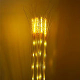 Event Holiday Lighting Wedding Decoration Fabric Led Wheat Reed Spike Led Garden Light (Pack of 10 with Driver)