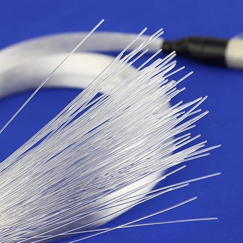 1.5MM 2296 ft (700 m)/Roll Diameter 0.06 in (1.5 mm) PMMA Plastic End Glow Optical Fiber Light Cable For LED Fiber Optic Star Ceiling Light lamp-End Glow Fiber-Lighting Hub-Lighting Hub