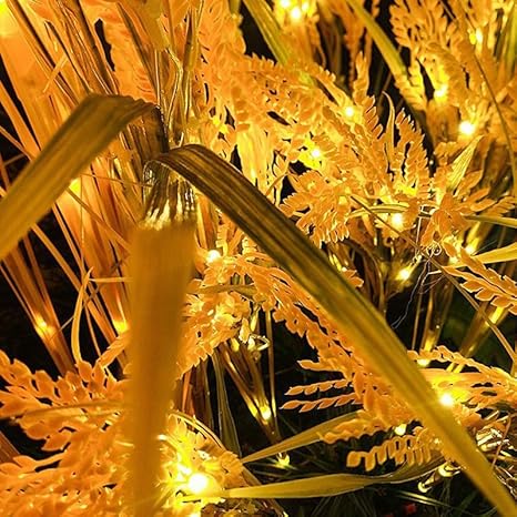 Modern and Stylish Wheat Light Flower Lights for Garden Decoration Patio Decoration Wedding Decoration (Pack of 10 with driver)-Garden Light-Lighting Hub-Lighting Hub