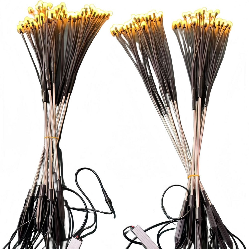 LED Light Outdoor Decoration Landscape Waterproof Firework Firefly Garden Lights Lawn Decor Lighting (Pack of 10 with driver)-Garden Light-Lighting Hub-Lighting Hub