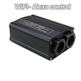 WiFi ALEXA 32W RGBW LED Fiber Optic Lighting App & Voice Control Optical Fiber Source for Alexa