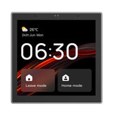 4 Inch In-Wall Tuya Central Control Panel Switch Smart Home Touch Panel Controller Built In Zigbee Hub Gateway and Alexa Speaker