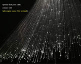 1MM 4921 ft (1500 m) Diameter 0.04 in (1.0 mm) Sparking Sparkle Fiber Roll Sensory Side Waterfall Curtain Lighting-Sparkle Fiber-Lighting Hub-Lighting Hub
