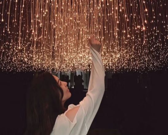 1.5mm 2296ft (700m) Diameter 0.06in (1.5mm) Sparking Sparkle Fiber Roll Sensory Side Waterfall Curtain Lighting-Sparkle Fiber-Lighting Hub-Lighting Hub