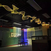 LED Fiber Optic Mesh Ceiling & Wall Light Kits For Party Decoration (6meter mesh + remote)