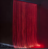 16W RGBW Fiber Optic Curtain Lights Kit Flash Waterfall Effect For Kids Sensory Room & Home Décor