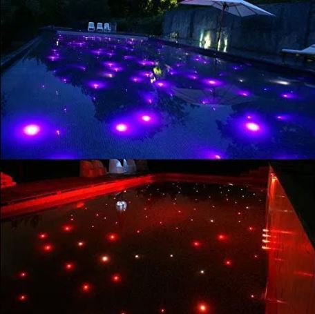 Optic Fiber Underground Lamp Swimming Pool Star Light Optical Fiber Tail Lamp for Swimming Pool Light Decorate(Pack of 6)-Swimming Pool crystals-Lighting Hub-Lighting Hub