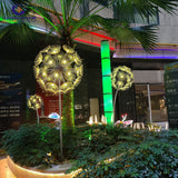LED Warm White dandelion lamp outdoor waterproof IP65 optical fiber lamp garden decorative lamp