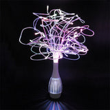 Home Decoration Good Durability Easy Installation Fiber Optic DIY Vase Lamp