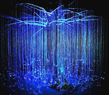 2MM 1148ft(350m) Diameter 0.08in(2mm) Sparking Sparkle Fiber Roll Sensory Side Waterfall Curtain Lighting