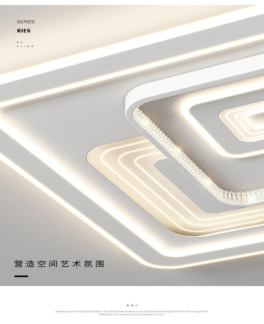Modern Simple Led Ceiling Lights Living Room Bedroom Dimmable Ceiling Light Round Square Rectangle Acrylic Ceiling Lamp-Other Interior Accessories-Lighting Hub-Lighting Hub