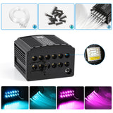 40W RGBW 4 Head Light Source Engine Driver for LED Fiber Optic Star Ceiling Light Home Car Star Shooting Effect Meteor Engine-light engine-Lighting Hub-Lighting Hub