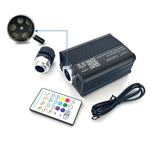 16W Twinkle Star Effect RGBW+White APP+ Remote Optical Fiber Light Engine For Car & Home-light engine-Lighting Hub-Lighting Hub