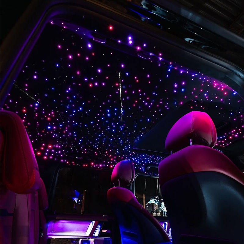 100w LED Fiber Optic Light Engine Water Resistant RGB Light Source With Sound Activation Starry Twinkle Effect For Outdoor Trees, Pools, Indoor Waterfalls, and Aquariums Halloween Christmas Decor-light engine-Lighting Hub-Lighting Hub