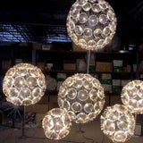 LED Warm White dandelion lamp outdoor waterproof IP65 optical fiber lamp garden decorative lamp