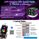 40W RGBW 4 Head Light Source Engine Driver for LED Fiber Optic Star Ceiling Light Home Car Star Shooting Effect Meteor Engine-light engine-Lighting Hub-Lighting Hub