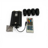 40W RGBW 4 Head Light Source Engine Driver for LED Fiber Optic Star Ceiling Light Home Car Star Shooting Effect Meteor Engine