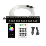 Ceiling Light Kit, 9W 12 Holes RGBW Colorful Shooting Star Kit with APP Control for Decoration in Ceiling Home and Car-light engine-Lighting Hub-Lighting Hub