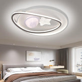 LED Ceiling Light Acrylic Star/Ball Round Indoor Lamp Two-color Iron Base Lamp Surface Mounted for Bedroom Hotel Office